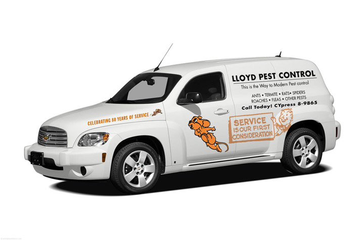 Lloyd Pest Control – Vehicle Graphics